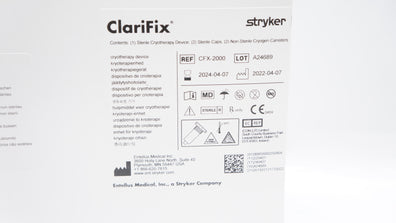 Stryker CFX-2000 ClariFix Cryotherapy Device (x)